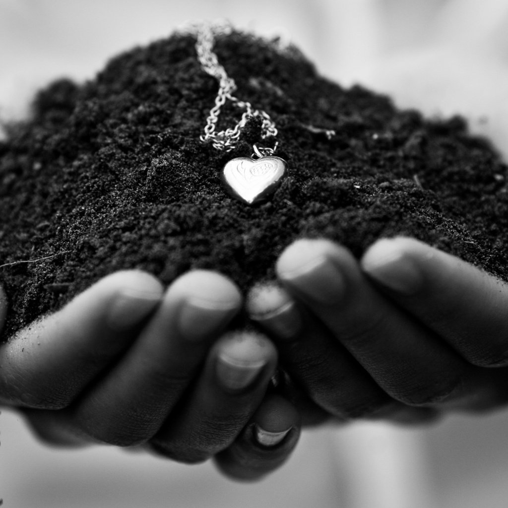 Обои земля, сердечко, чёрно-белое, любовь, руки, кулон, влюбленная, earth, heart, black and white, love, hands, pendant разрешение 2840x1784 Загрузить