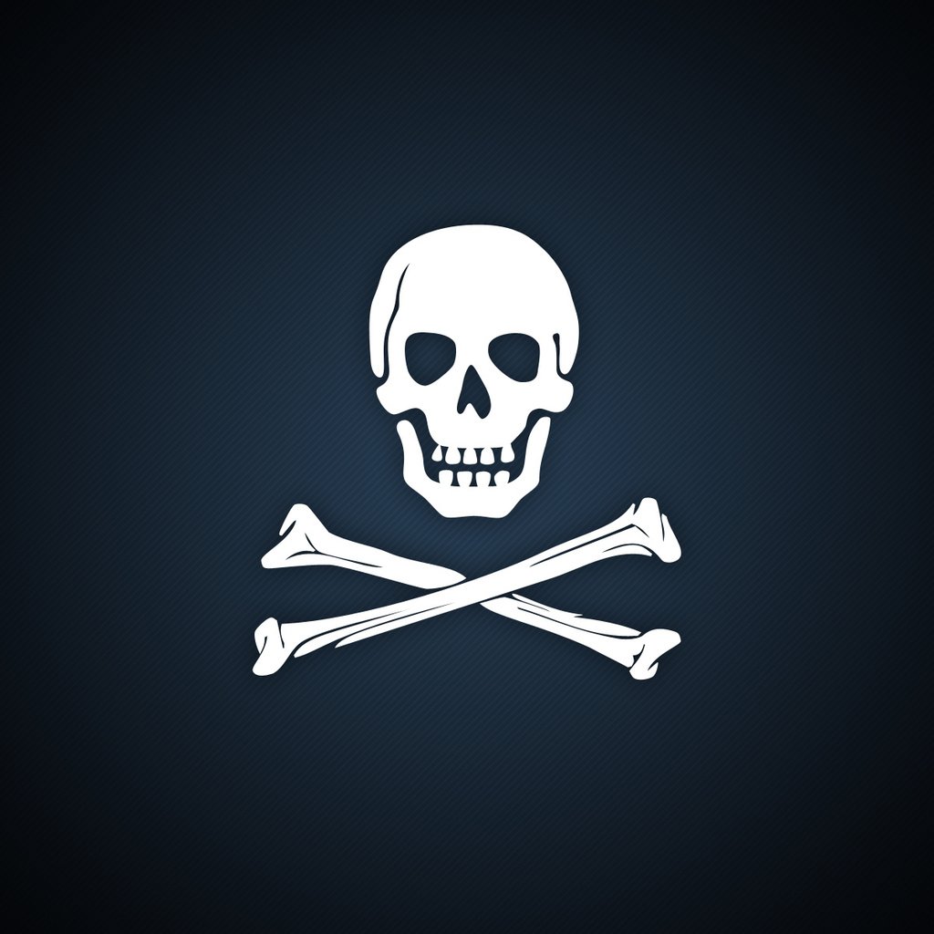 Обои фон, кости, пиратская эмблема, background, bones, pirate emblem разрешение 1920x1200 Загрузить