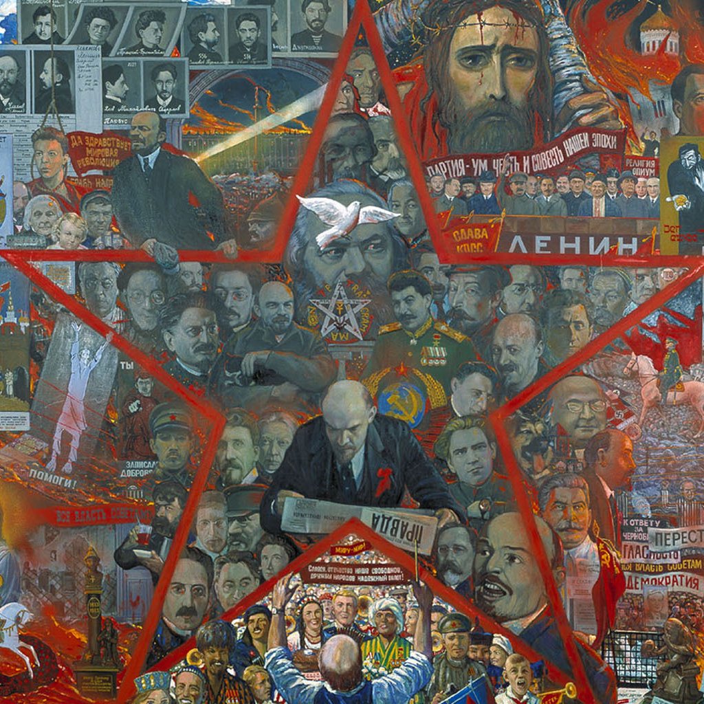 Обои илья глазунов, великий эксперимент, 1990г, ilya glazunov, the great experiment, 1990 разрешение 2094x1024 Загрузить