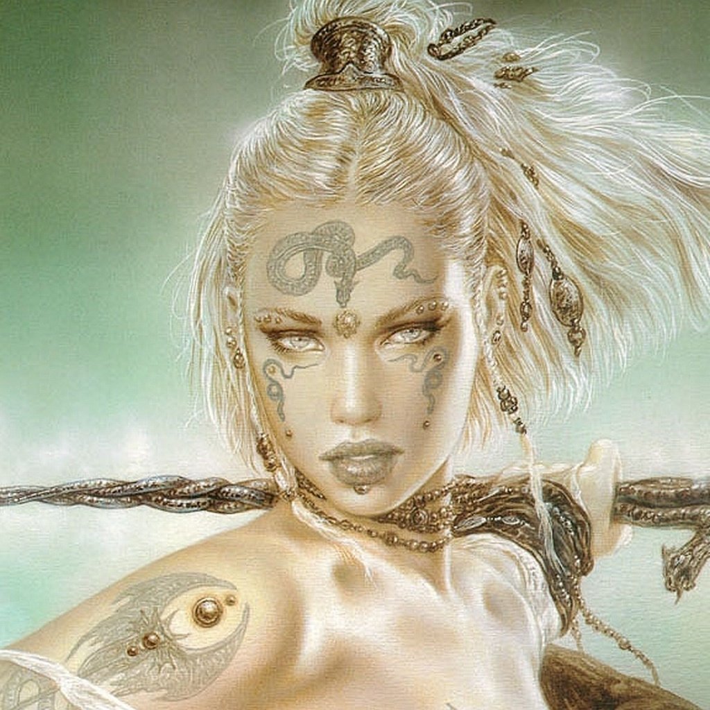 Обои девушка, воительница, меч, войн, амазонка, луис ройо, girl, warrior, sword, wars, amazon, luis royo разрешение 1920x1080 Загрузить