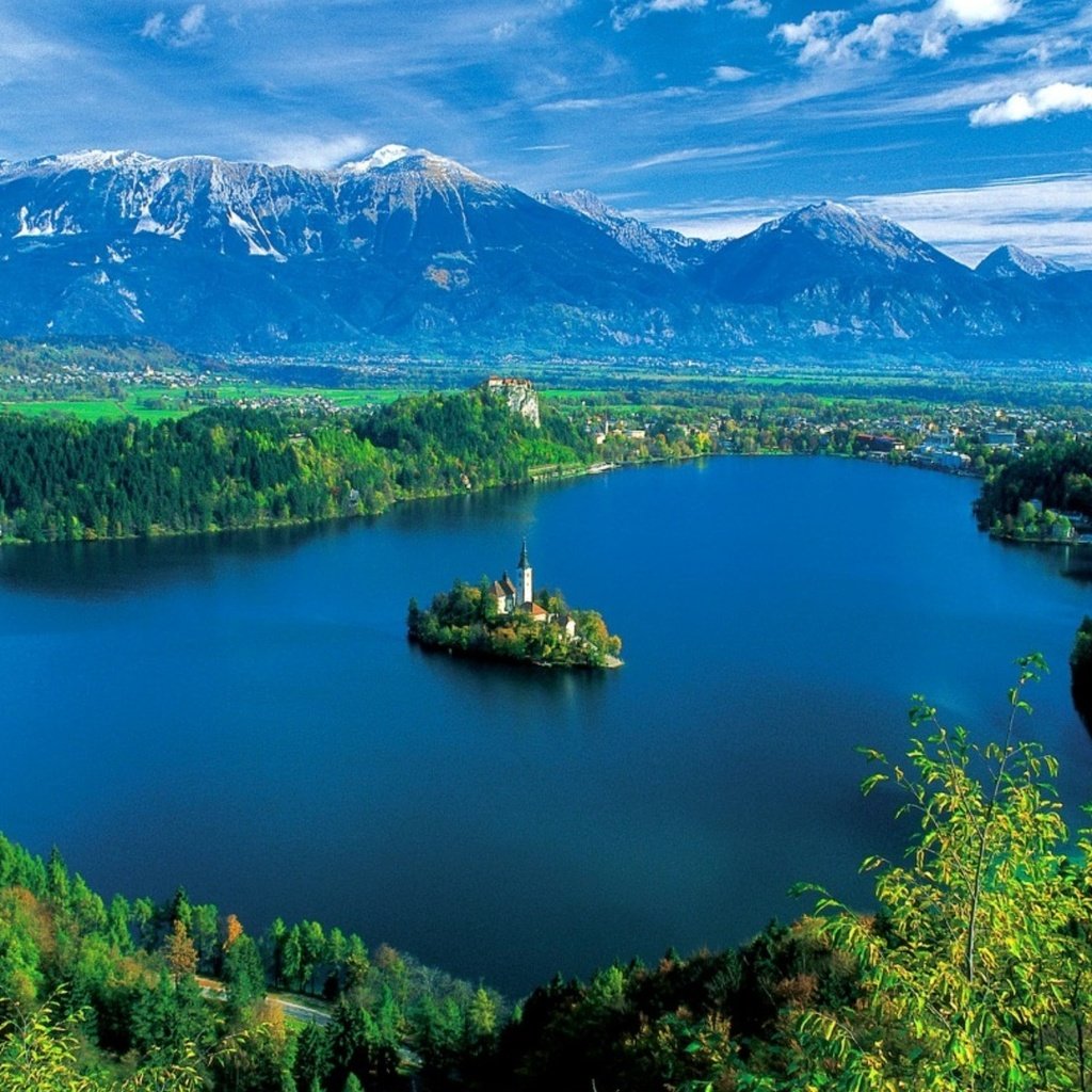Обои словения, бледское озеро, slovenia, lake bled разрешение 1920x1080 Загрузить