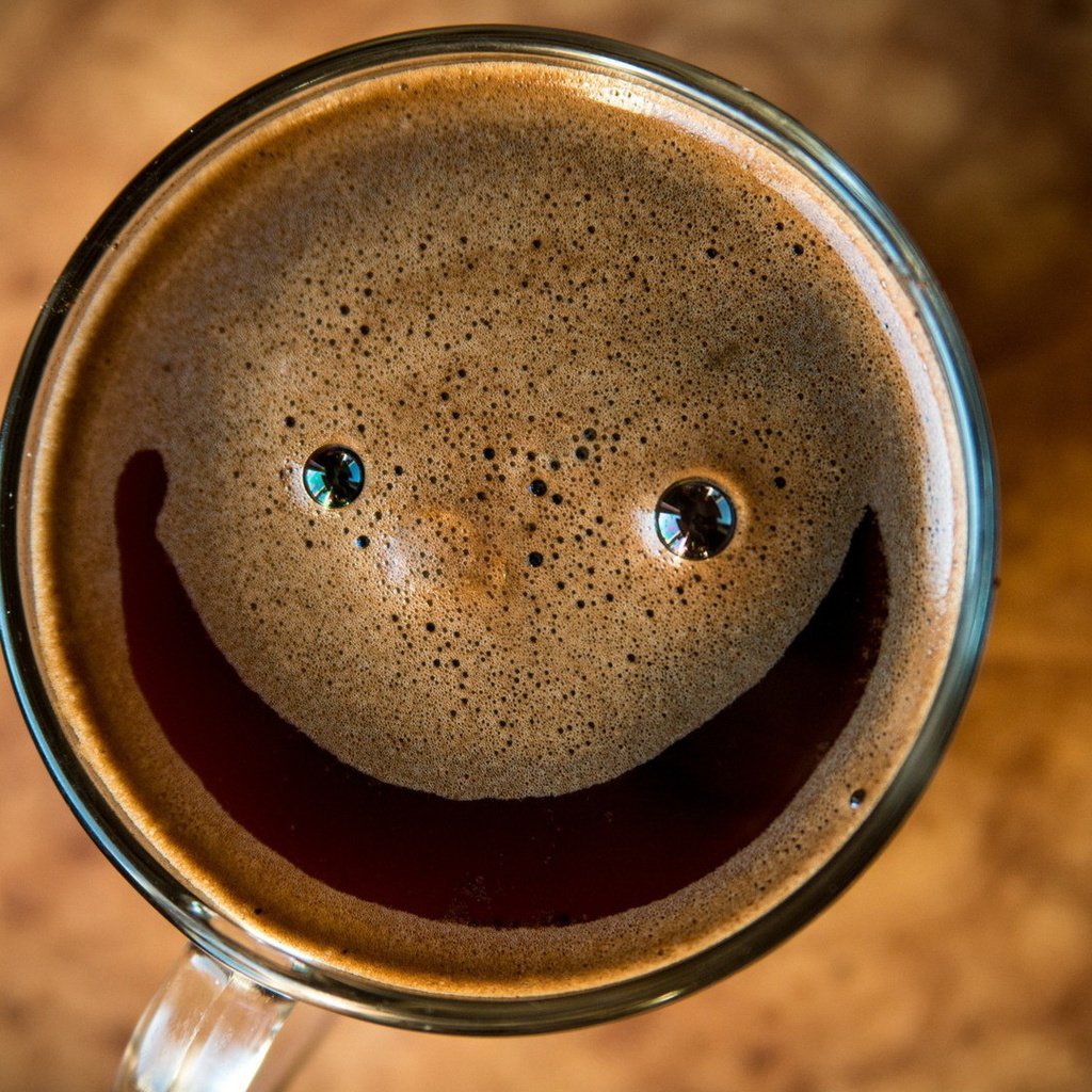 Обои макро, напиток, кофе, чашка, пена, смайл, macro, drink, coffee, cup, foam, smile разрешение 1920x1080 Загрузить