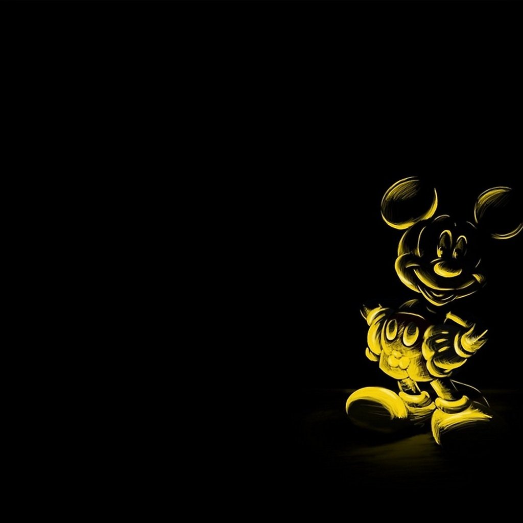 Обои мики маус во тьме, mickey mouse in the darkness разрешение 2560x1440 Загрузить