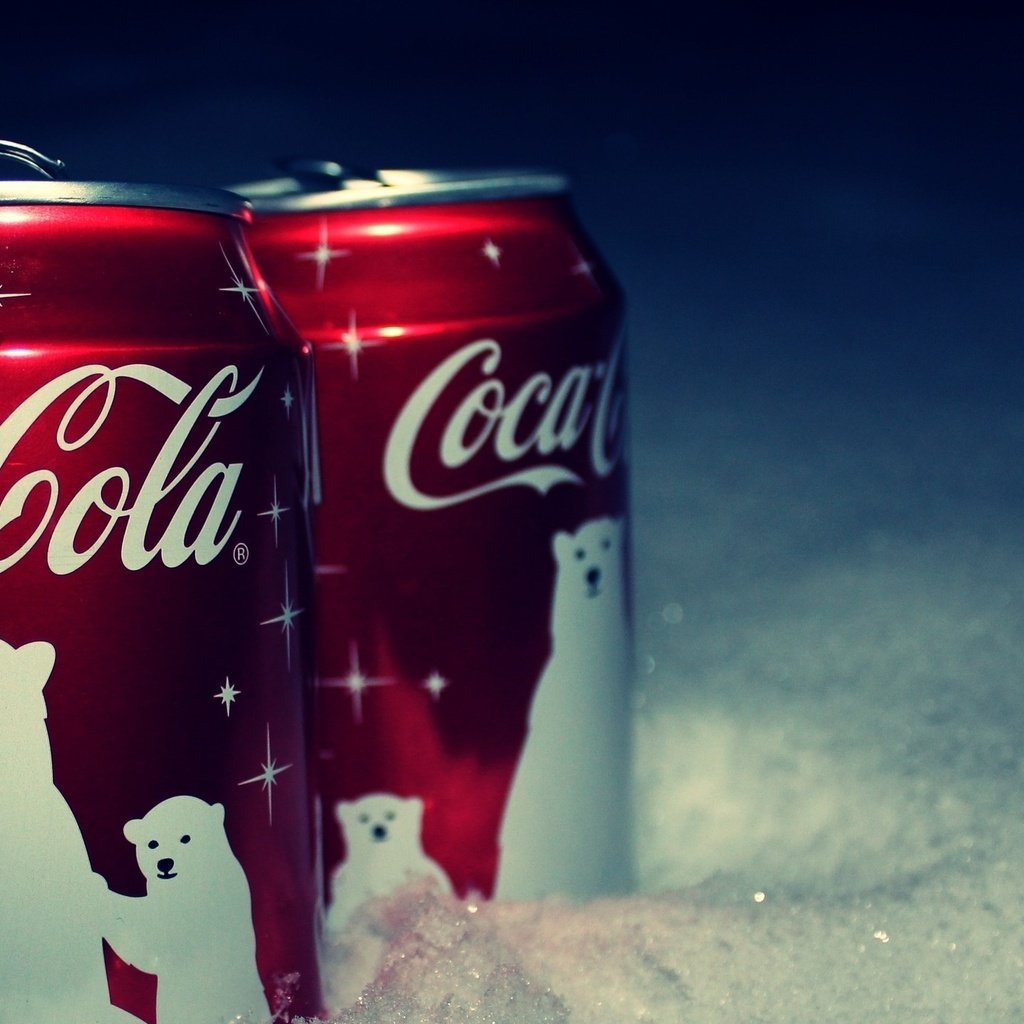 Обои снег, напиток, кока-кола, баночка, кола, snow, drink, coca-cola, jar, cola разрешение 2560x1440 Загрузить