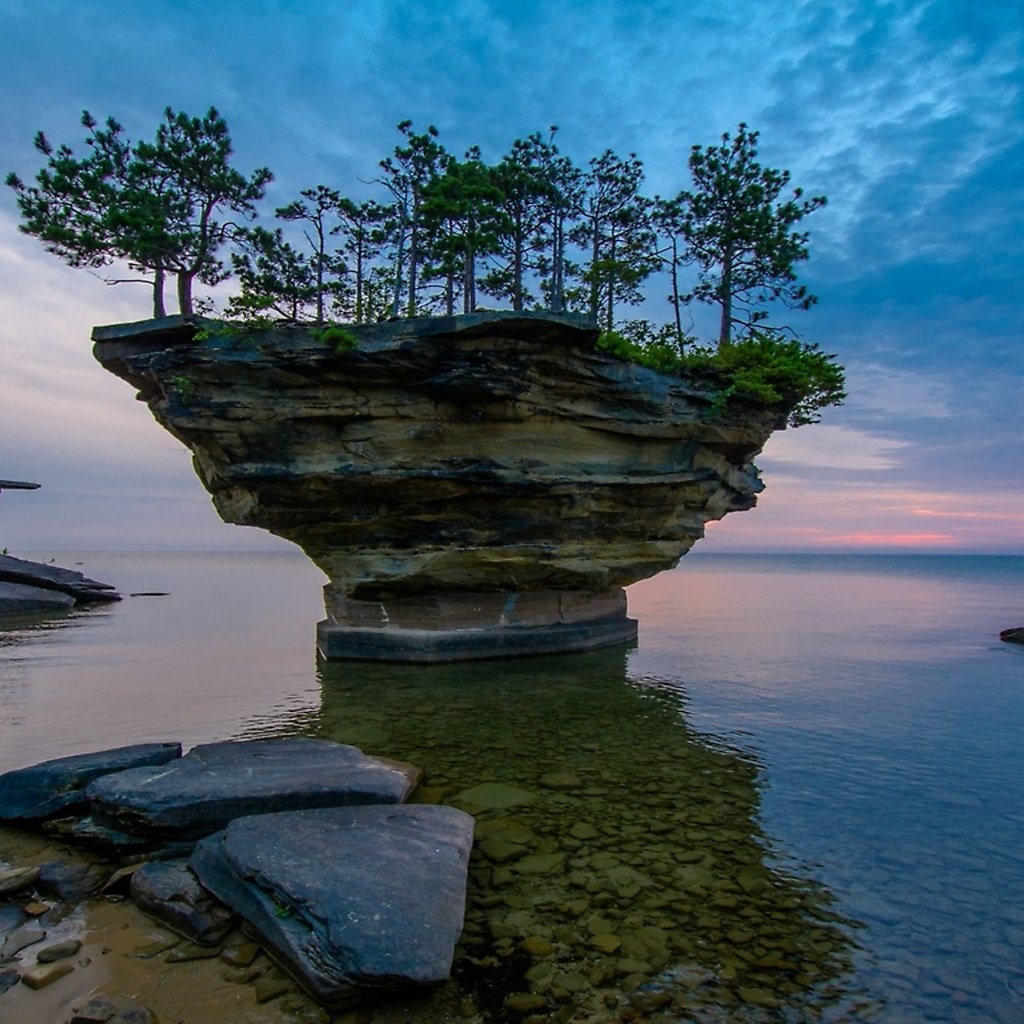 Обои остров на озере гурон, the island on lake huron разрешение 1920x1080 Загрузить