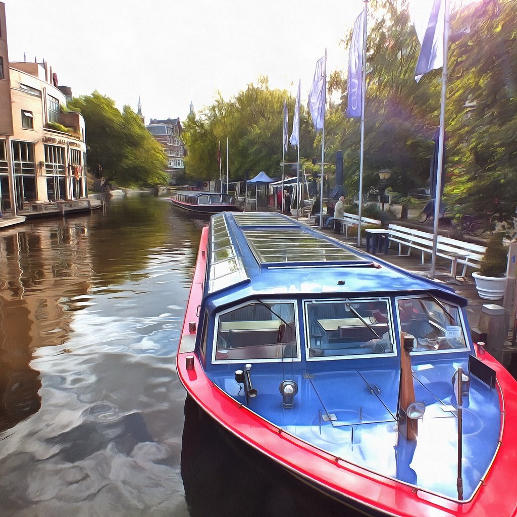 Обои река, канал, катер, нидерланды, амстердам, голландия, river, channel, boat, netherlands, amsterdam, holland разрешение 4800x3600 Загрузить