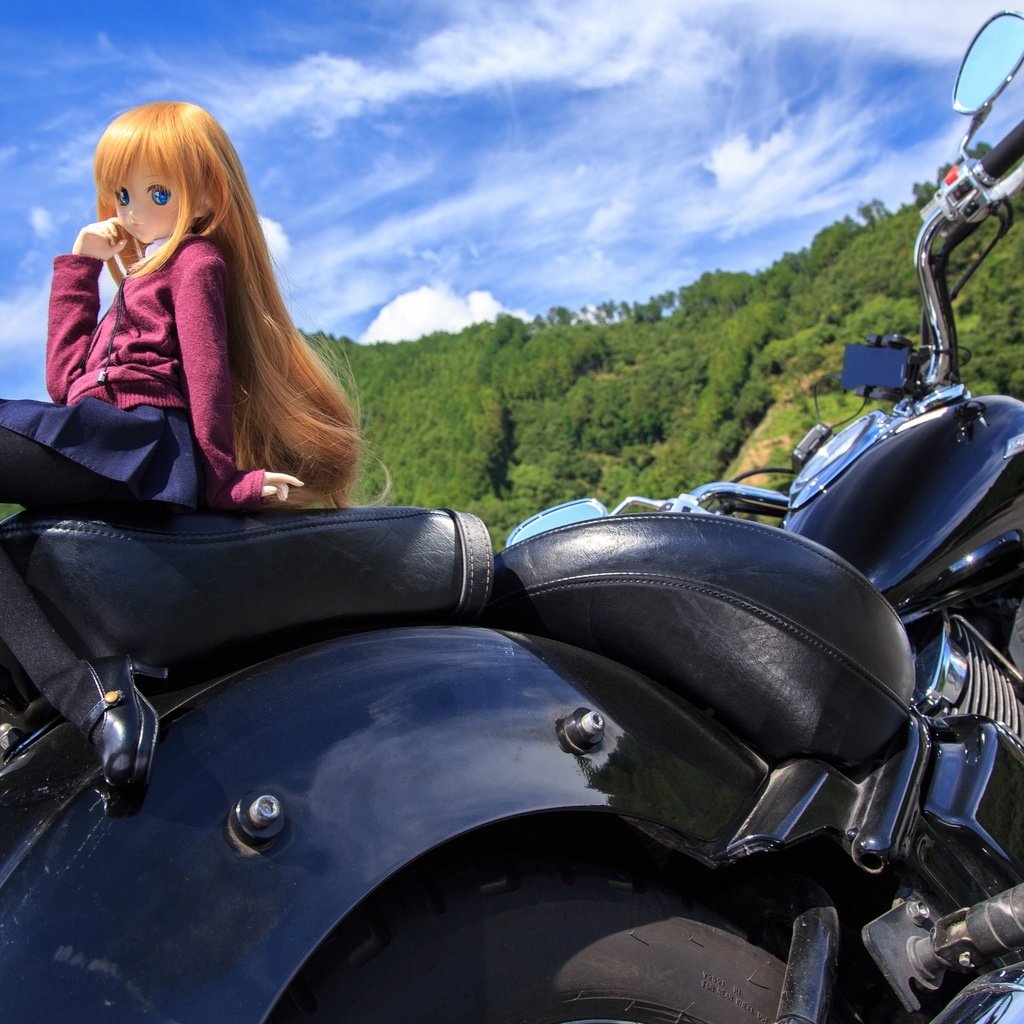 Обои игрушка, кукла, мотоцикл, ямаха, toy, doll, motorcycle, yamaha разрешение 2560x1600 Загрузить