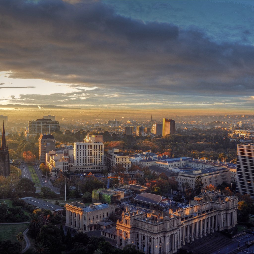 Обои небо, город, австралия, мельбурн, the sky, the city, australia, melbourne разрешение 4014x2676 Загрузить