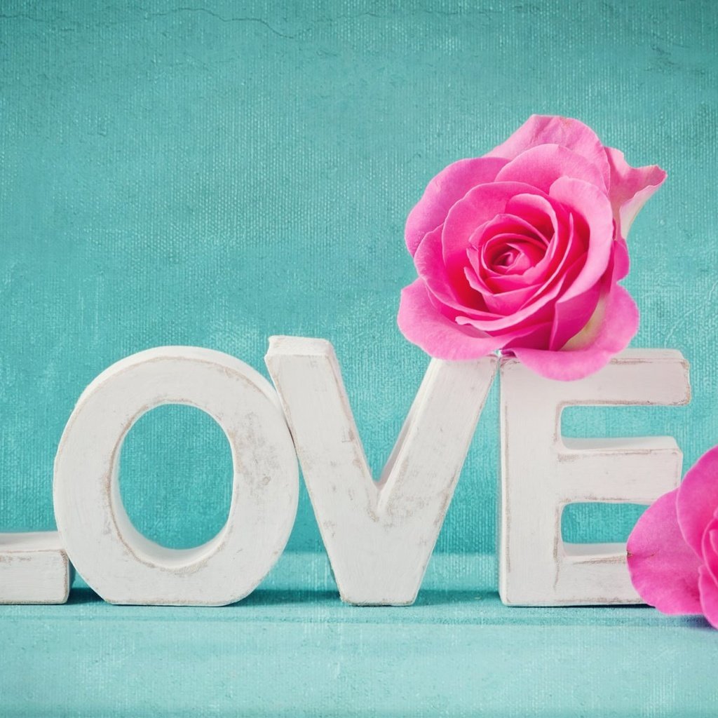 Обои цветы, буквы, любовь, влюбленная, flowers, letters, love разрешение 1920x1200 Загрузить