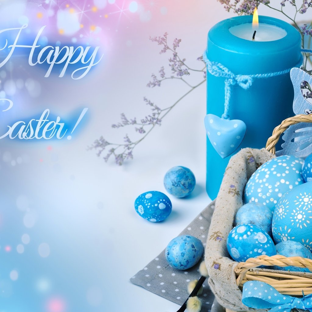 Обои голубой, свеча, пасха, яйца, декор, blue, candle, easter, eggs, decor разрешение 2500x1754 Загрузить