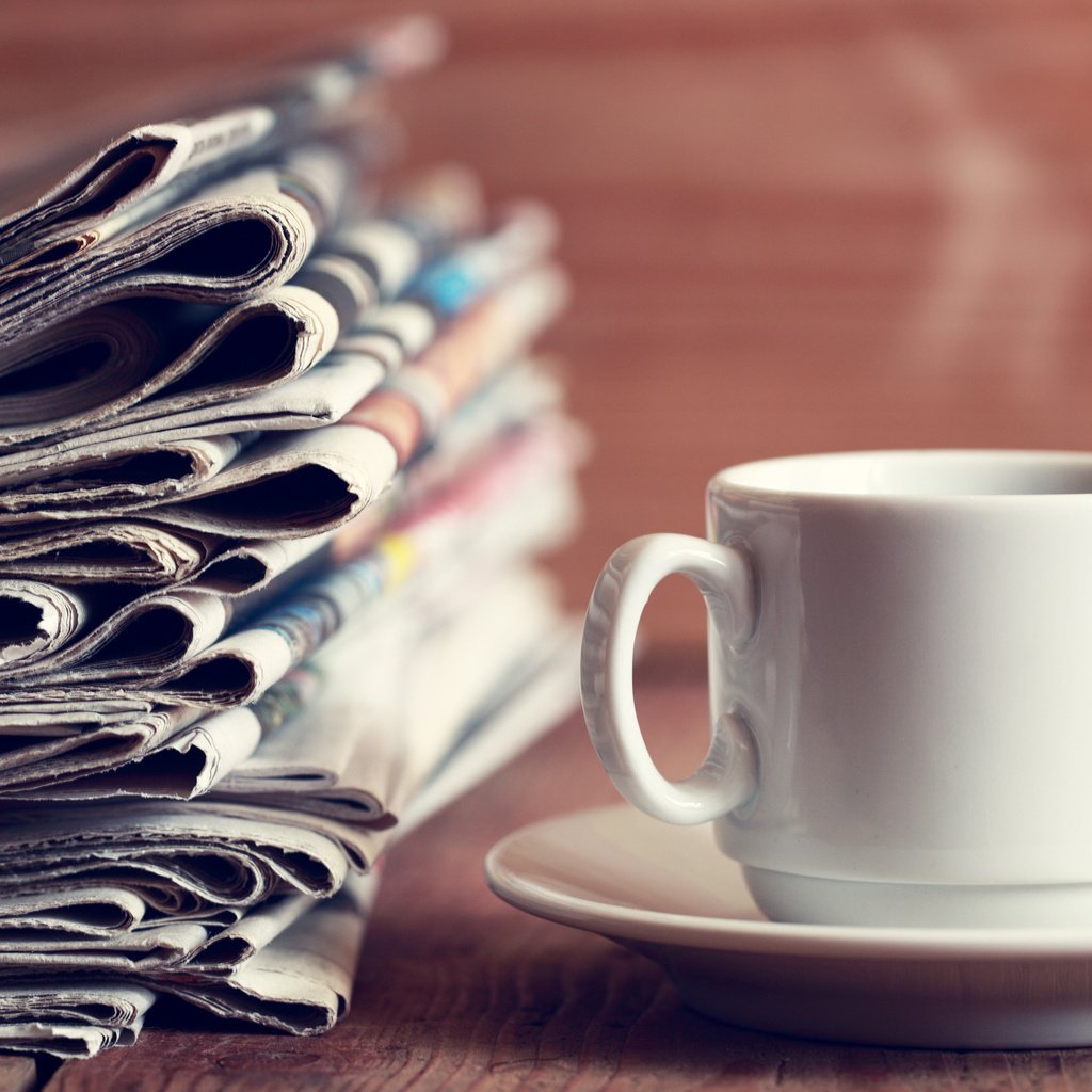 Обои кофе, кружка, газеты, новости, savushkin, coffee, mug, newspapers, news разрешение 3840x2400 Загрузить