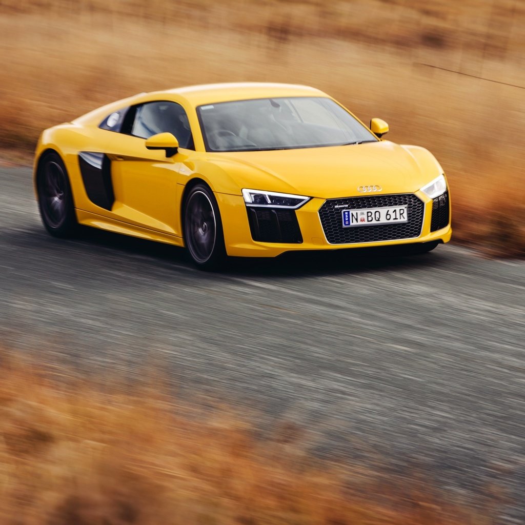 Обои скорость, авто, жёлтая, ауди, v10, скорости, speed, auto, yellow, audi разрешение 2880x1800 Загрузить