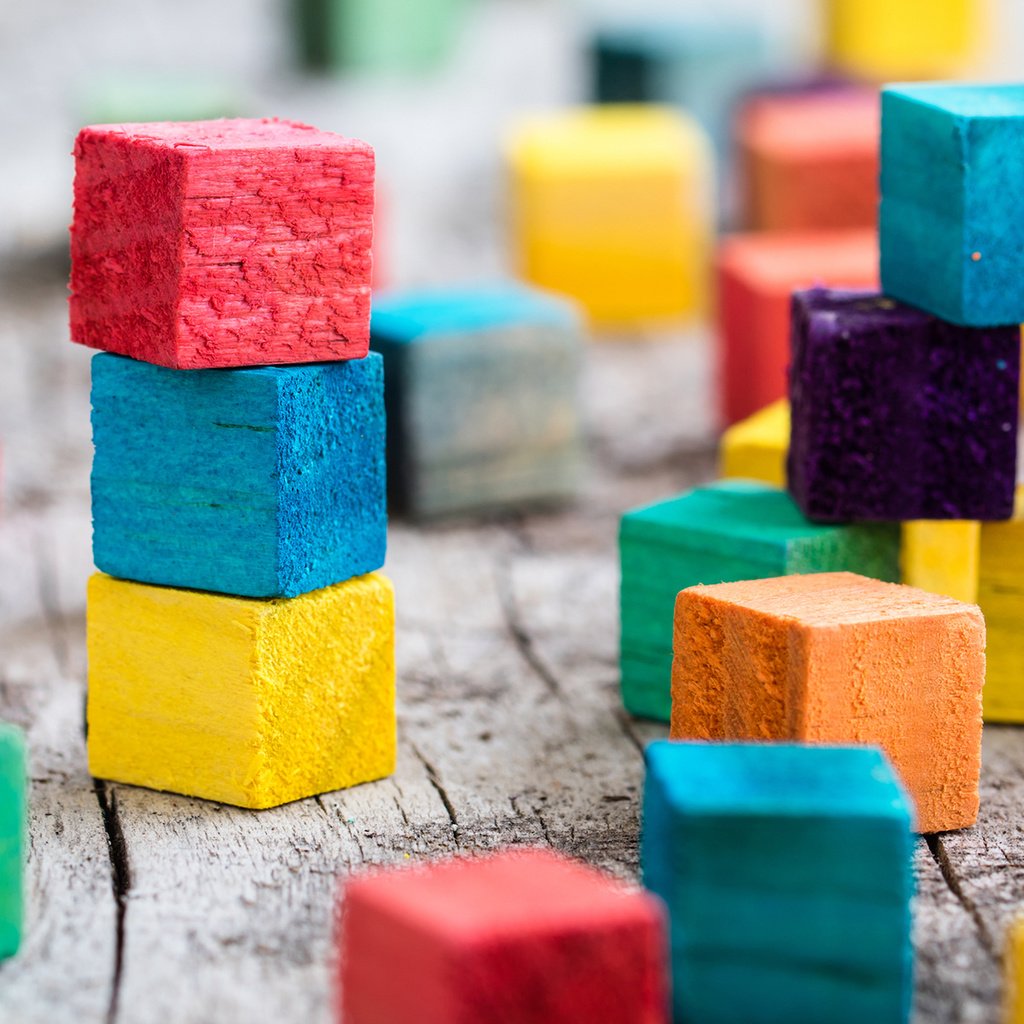 Обои разноцветные, цвет, кубики, building blocks, colorful, color, cubes разрешение 1920x1200 Загрузить