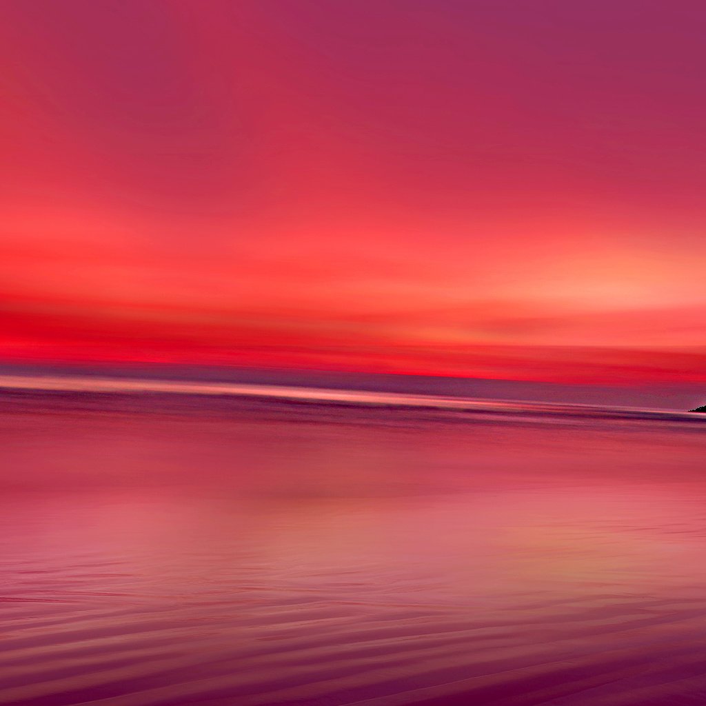 Обои небо, закат, море, горизонт, сумерки, the sky, sunset, sea, horizon, twilight разрешение 2880x1920 Загрузить