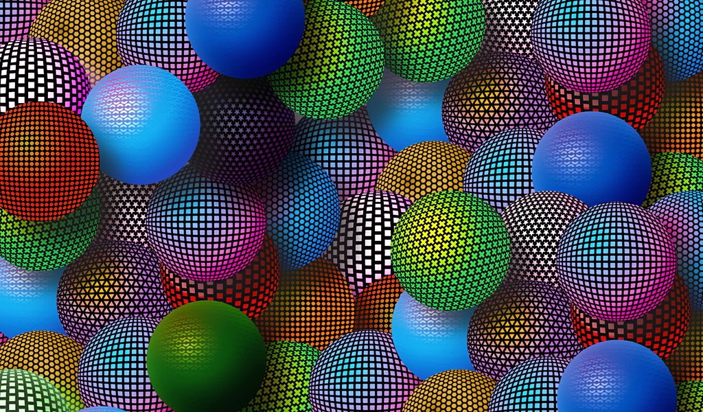 Обои разноцветные, шарики, colorful, balls разрешение 1920x1200 Загрузить