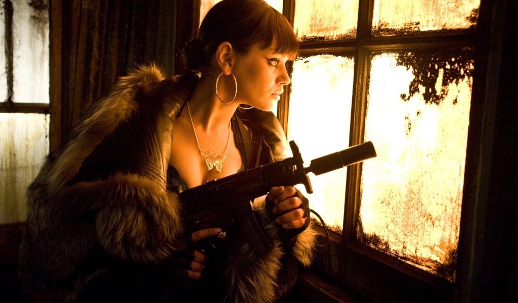 Обои девушка, оружие, снайпер, окно, автомат, girl, weapons, sniper, window, machine разрешение 1920x1200 Загрузить