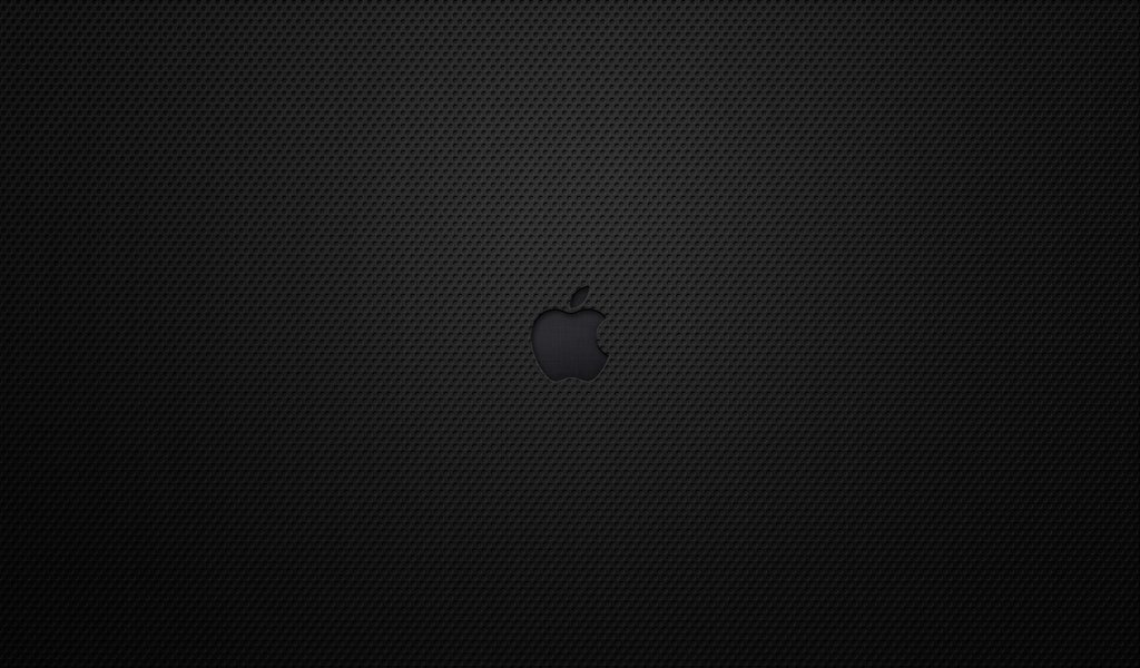 Обои черный, серый, эппл, black, grey, apple разрешение 1920x1200 Загрузить
