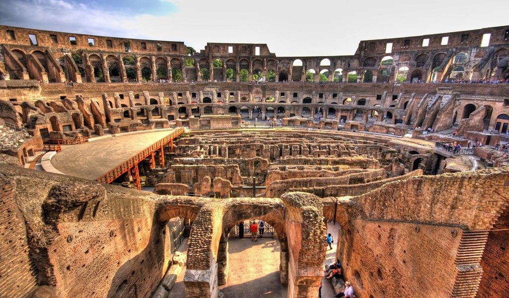 Обои италия, колизей, рим, italy, colosseum, rome разрешение 1920x1200 Загрузить