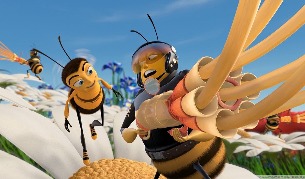 Обои пчела, би муви, би муви: медовый заговор, bee, bee movie, bee movie: honey conspiracy разрешение 1920x1080 Загрузить