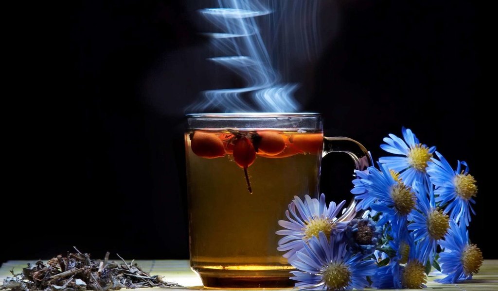 Обои цветы, чай, аромат, flowers, tea, aroma разрешение 1920x1200 Загрузить