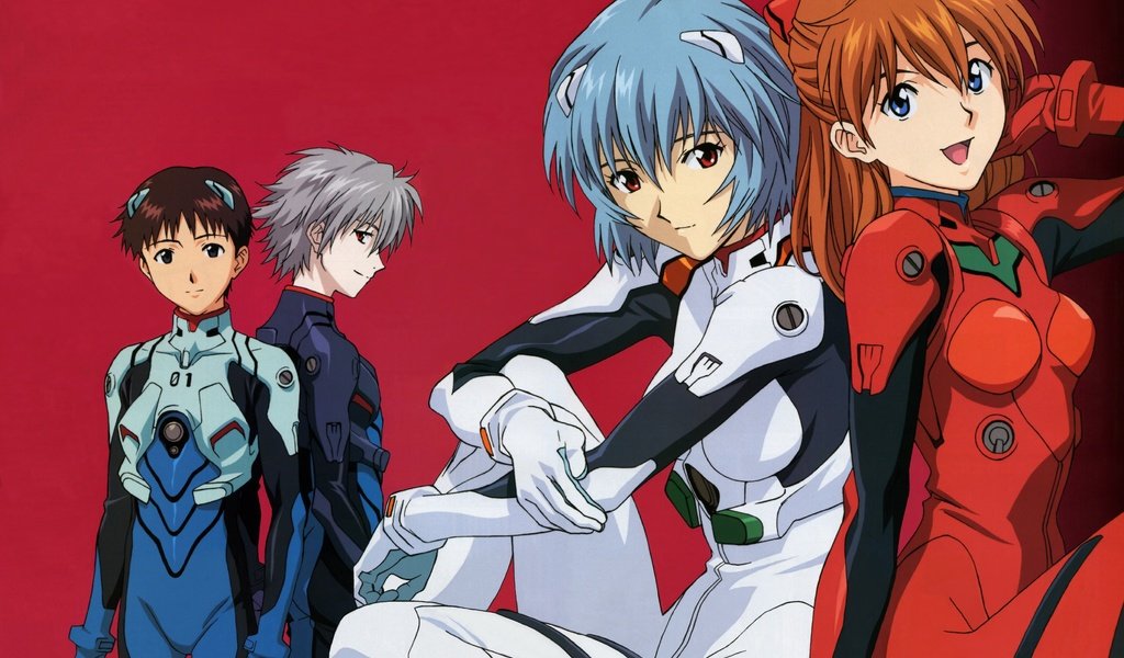 Обои neon genesis evangelion, ayanami rei, красные глаза, голубые волосы, bodysuit, ikari shinji, nagisa kaworu, soryu asuka langley, красные волосы, глаза голубые, red eyes, blue hair, nagisa below usability, red hair, blue eyes разрешение 3529x2515 Загрузить