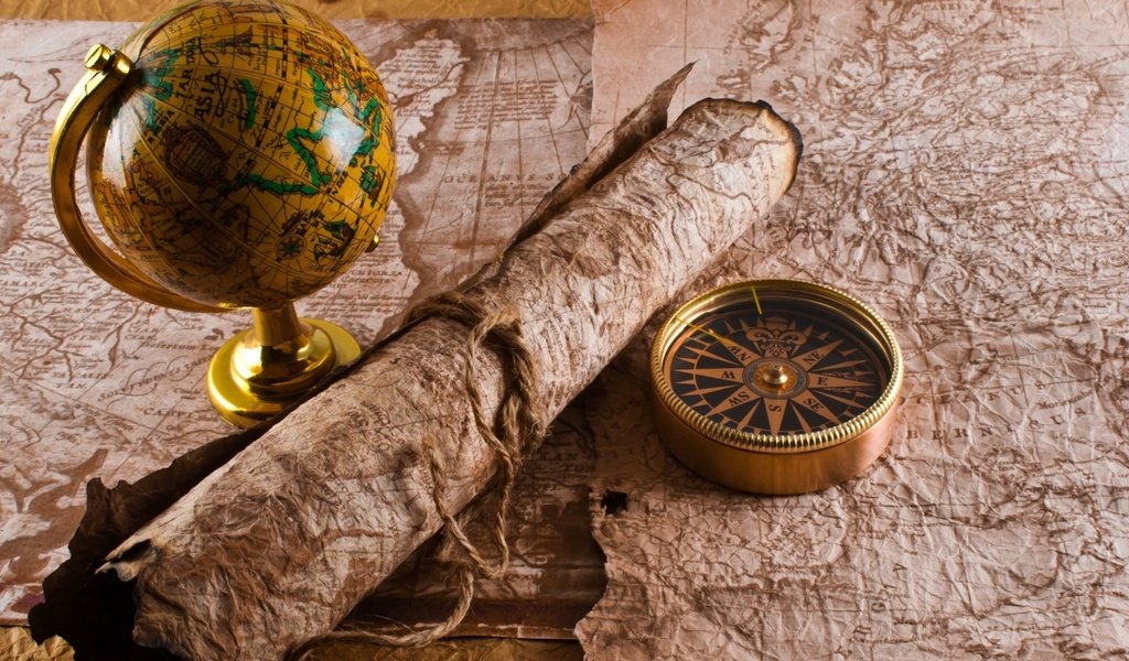 Обои карты, стол, путешествия, глобус, компас, card, table, travel, globe, compass разрешение 1920x1200 Загрузить