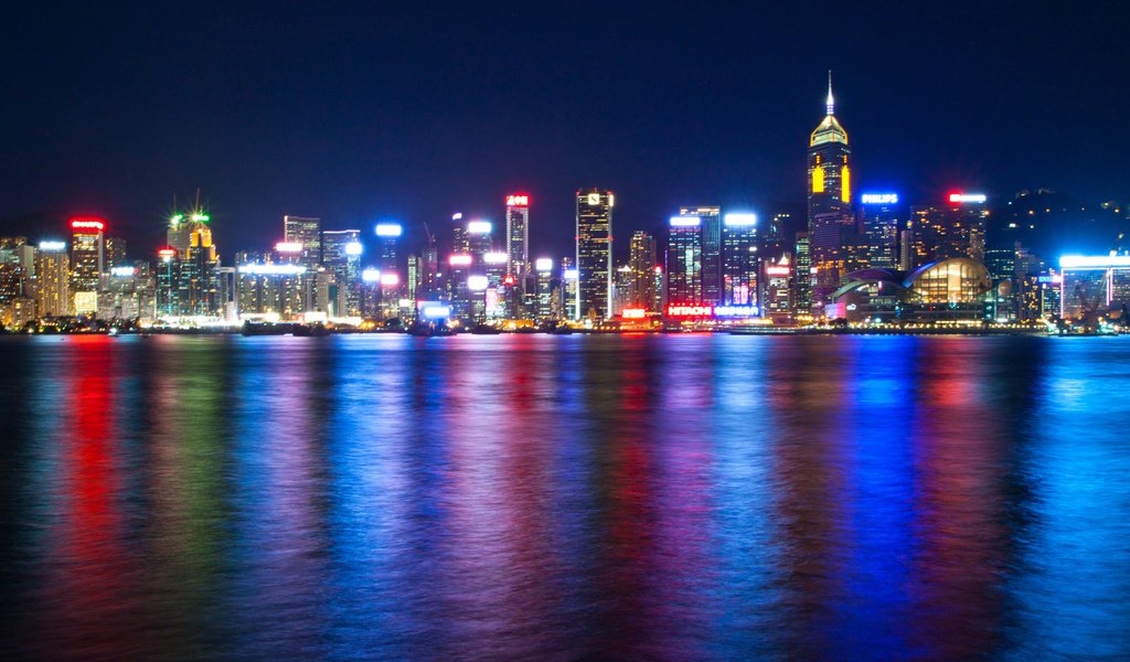 Обои огни, китай, гонконг, lights, china, hong kong разрешение 2500x1667 Загрузить