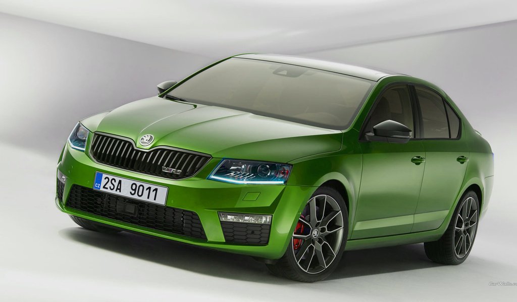 Обои зеленая, супер, skoda, green, super разрешение 1920x1080 Загрузить