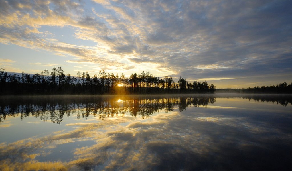 Обои озеро, природа, отражение, пейзаж, lake, nature, reflection, landscape разрешение 1920x1200 Загрузить