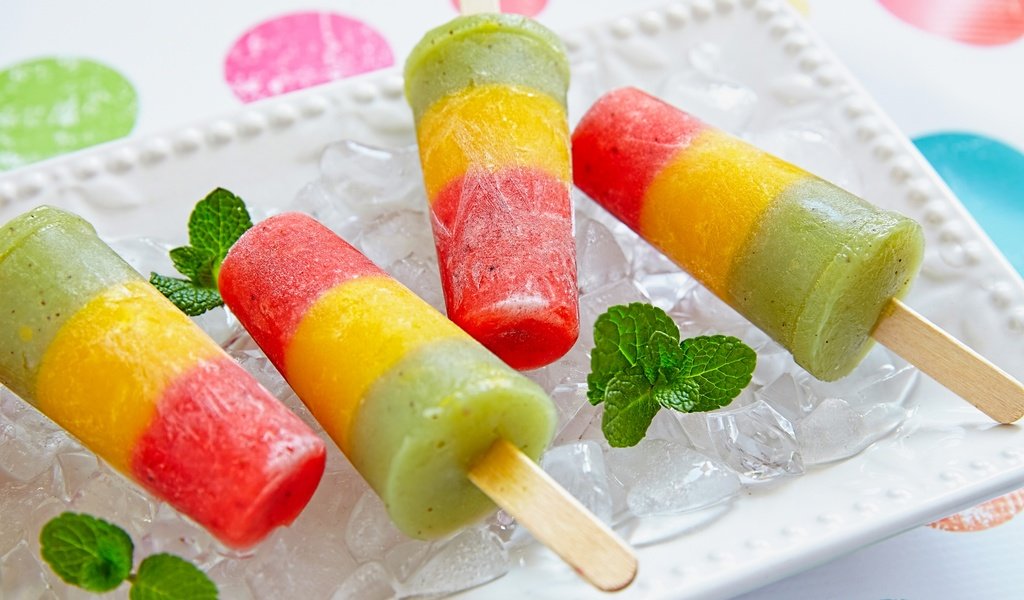 Обои мороженое, разноцветное, сладкое, мороженное, фруктовый лед, ice cream, colorful, sweet, fruit ice разрешение 2880x1920 Загрузить