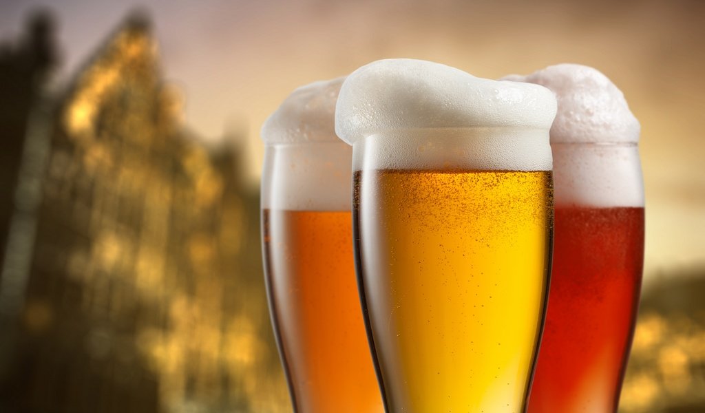 Обои напиток, бокалы, пиво, алкогольный, drink, glasses, beer, alcoholic разрешение 2880x1920 Загрузить