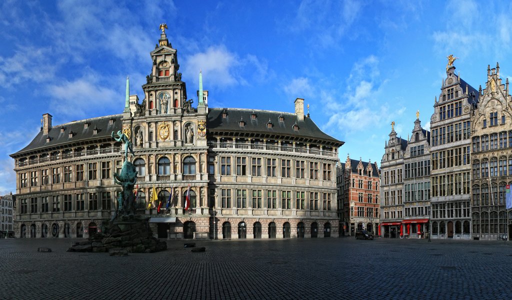 Обои город, бельгия, антверпен, the city, belgium, antwerp разрешение 3072x1728 Загрузить
