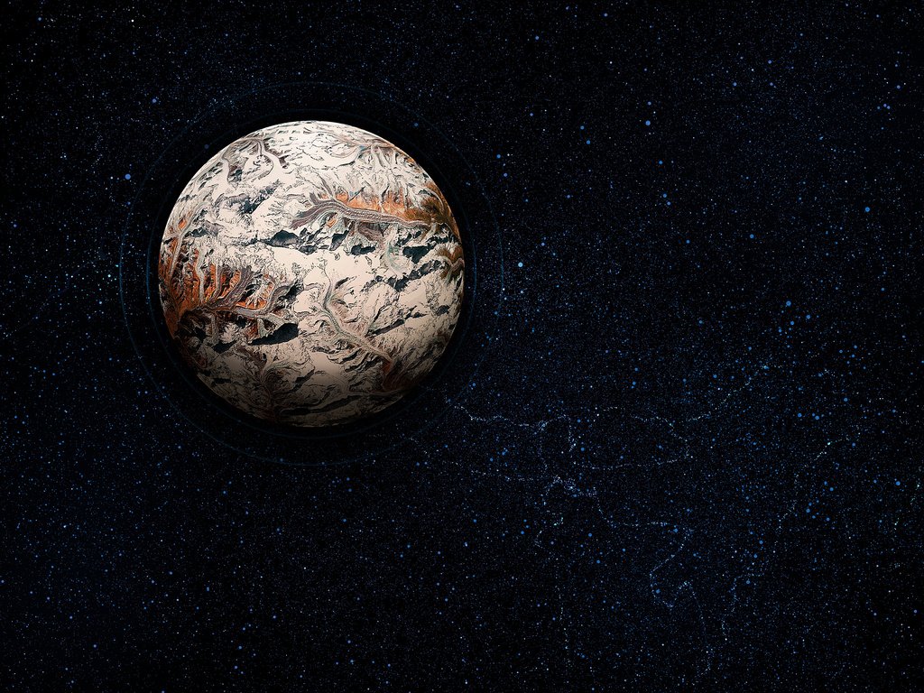 Обои горы, космос, звезды, планета, эверест, mountains, space, stars, planet, everest разрешение 2560x1600 Загрузить