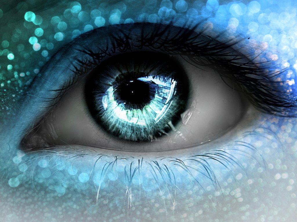 Обои макро, глаз, голубые, огоньки, ресницы, macro, eyes, blue, lights, eyelashes разрешение 2478x1580 Загрузить