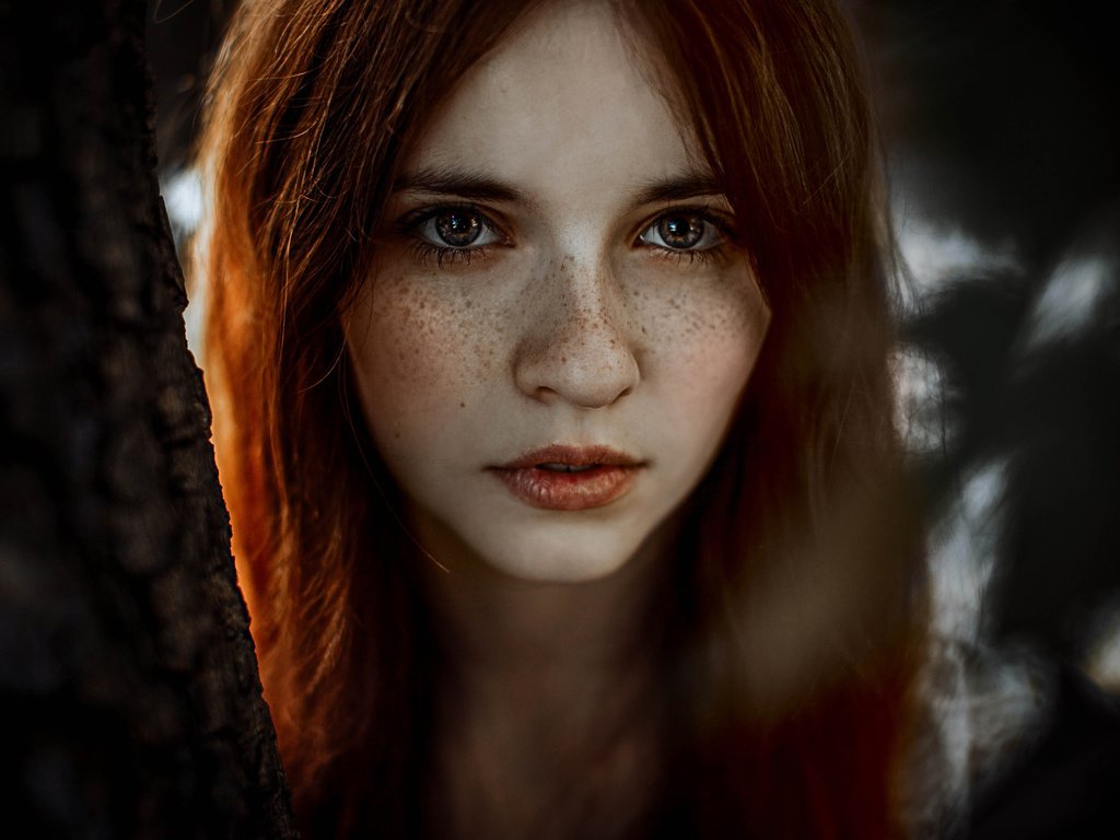 Обои девушка, рыжая, губки, веснушки, прелесть, anne hoffmann, girl, red, sponge, freckles, the beauty разрешение 2048x1366 Загрузить