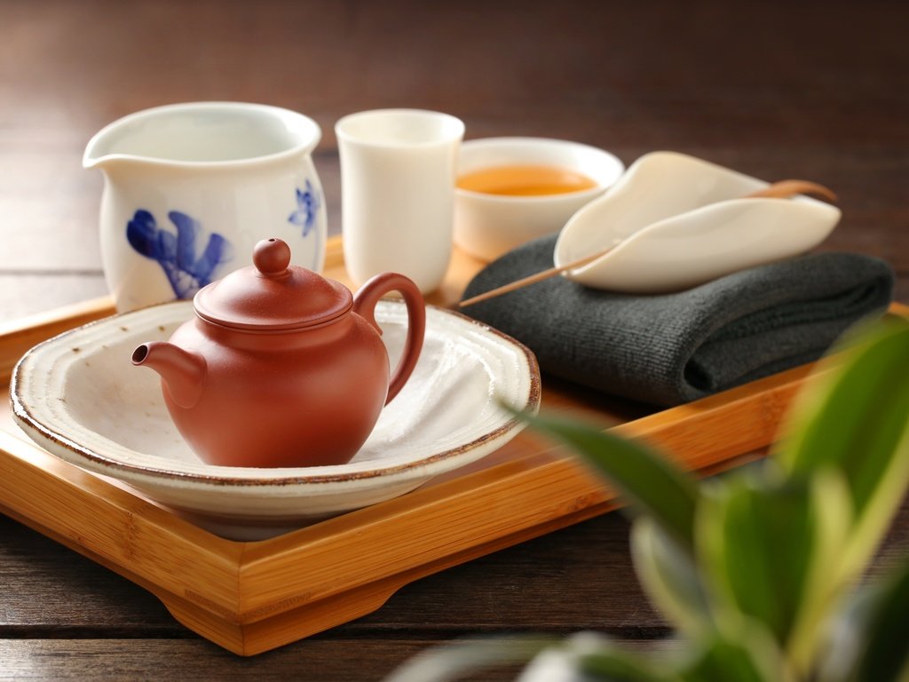 Обои чай, чаепитие, чайник, натюрморт, поднос, tea, the tea party, kettle, still life, tray разрешение 2400x1600 Загрузить