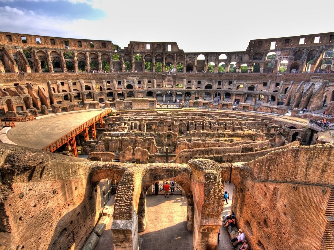 Обои италия, колизей, рим, italy, colosseum, rome разрешение 1920x1200 Загрузить