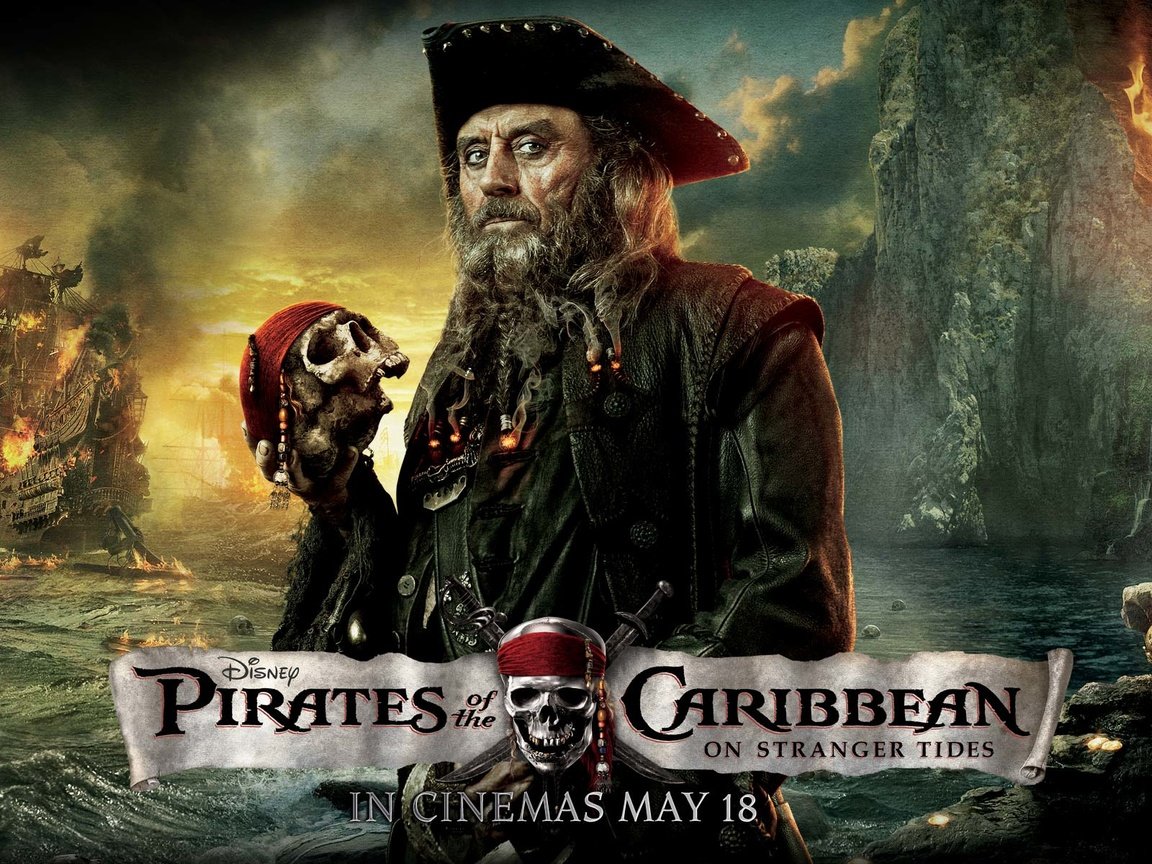 Обои пираты, пираты карибского моря: на странных берегах, черная борода, pirates, pirates of the caribbean: on stranger tides, blackbeard разрешение 1920x1200 Загрузить