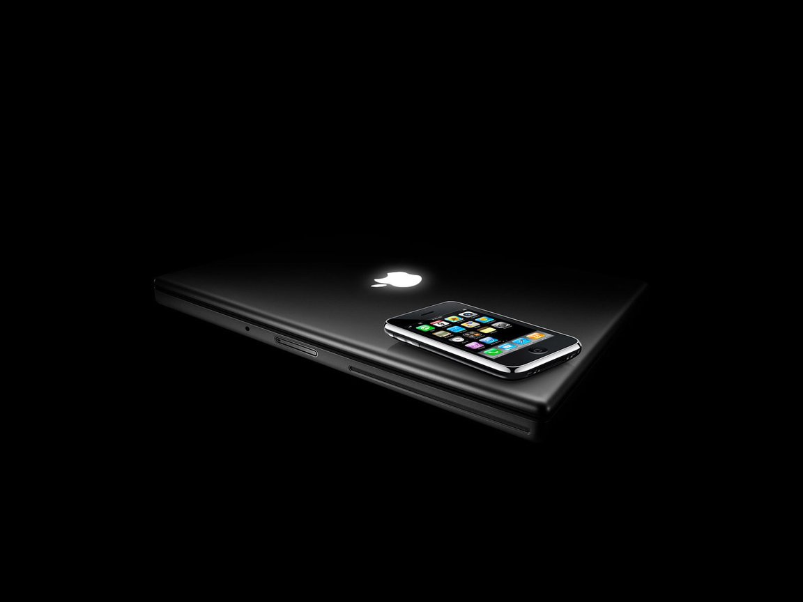 Обои фон, черный, телефон, ноутбук, ifon, эппл, background, black, phone, laptop, apple разрешение 1920x1200 Загрузить