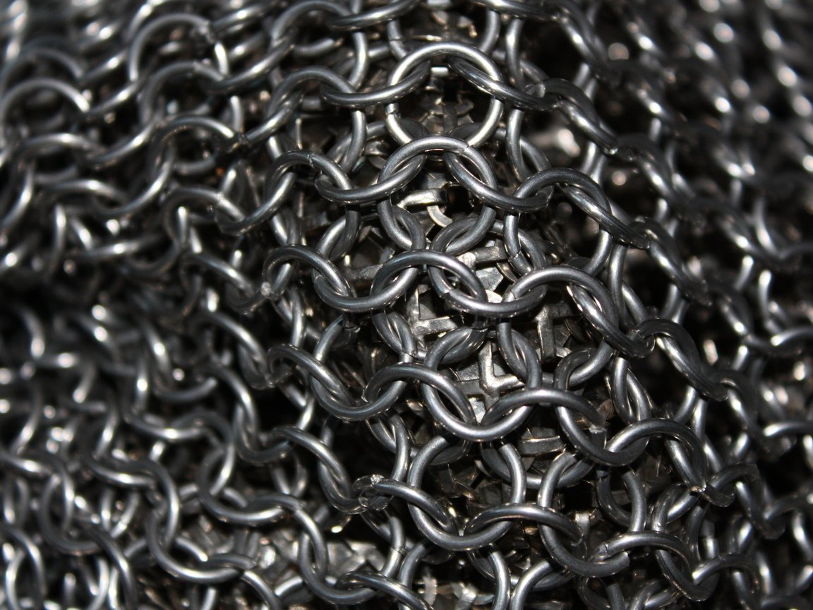 Обои металл, цепь, звенья, metal, chain, links разрешение 2560x1600 Загрузить