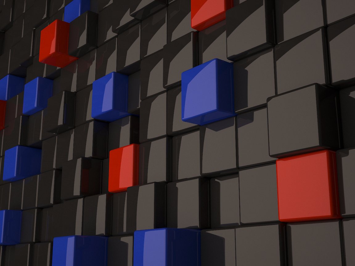 Обои разноцветные кубики, colorful cubes разрешение 1920x1080 Загрузить