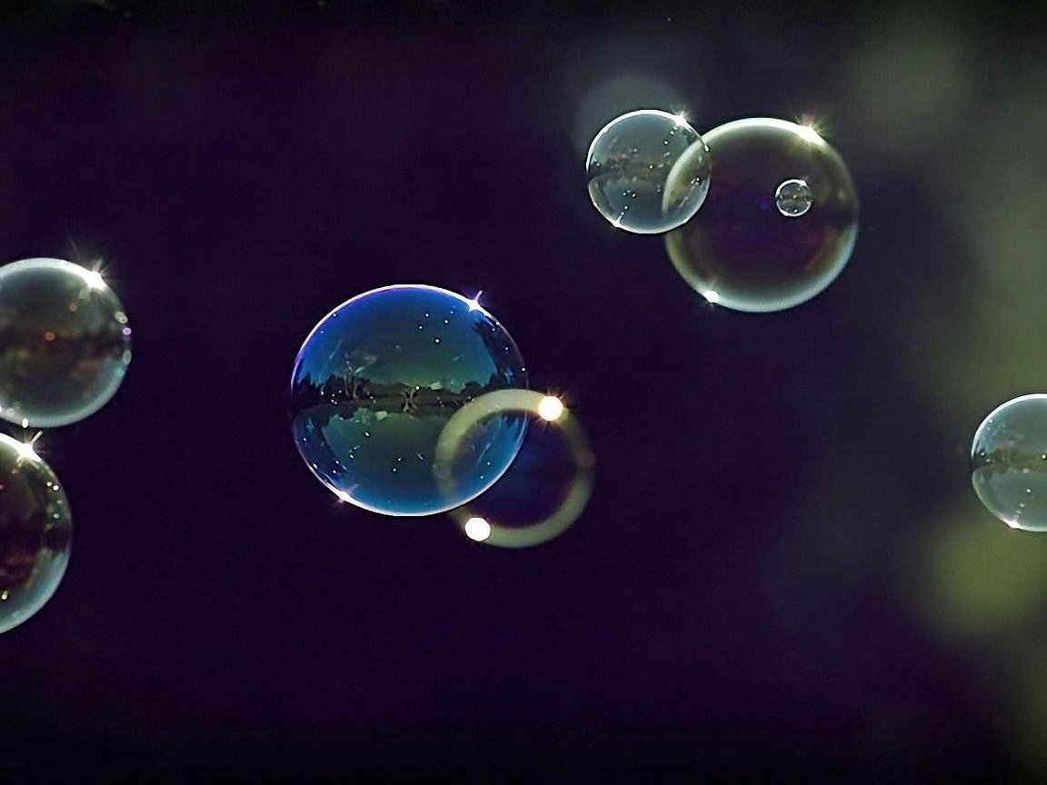 Обои bubbles (удивительные, пузыри), восхитительная, bubbles (the amazing, bubbles), amazing разрешение 1920x1200 Загрузить