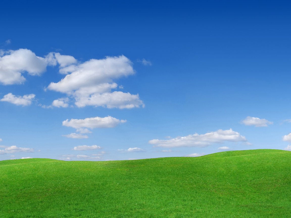 Обои небо, трава, облака, холмы, поле, горизонт, the sky, grass, clouds, hills, field, horizon разрешение 3274x2000 Загрузить
