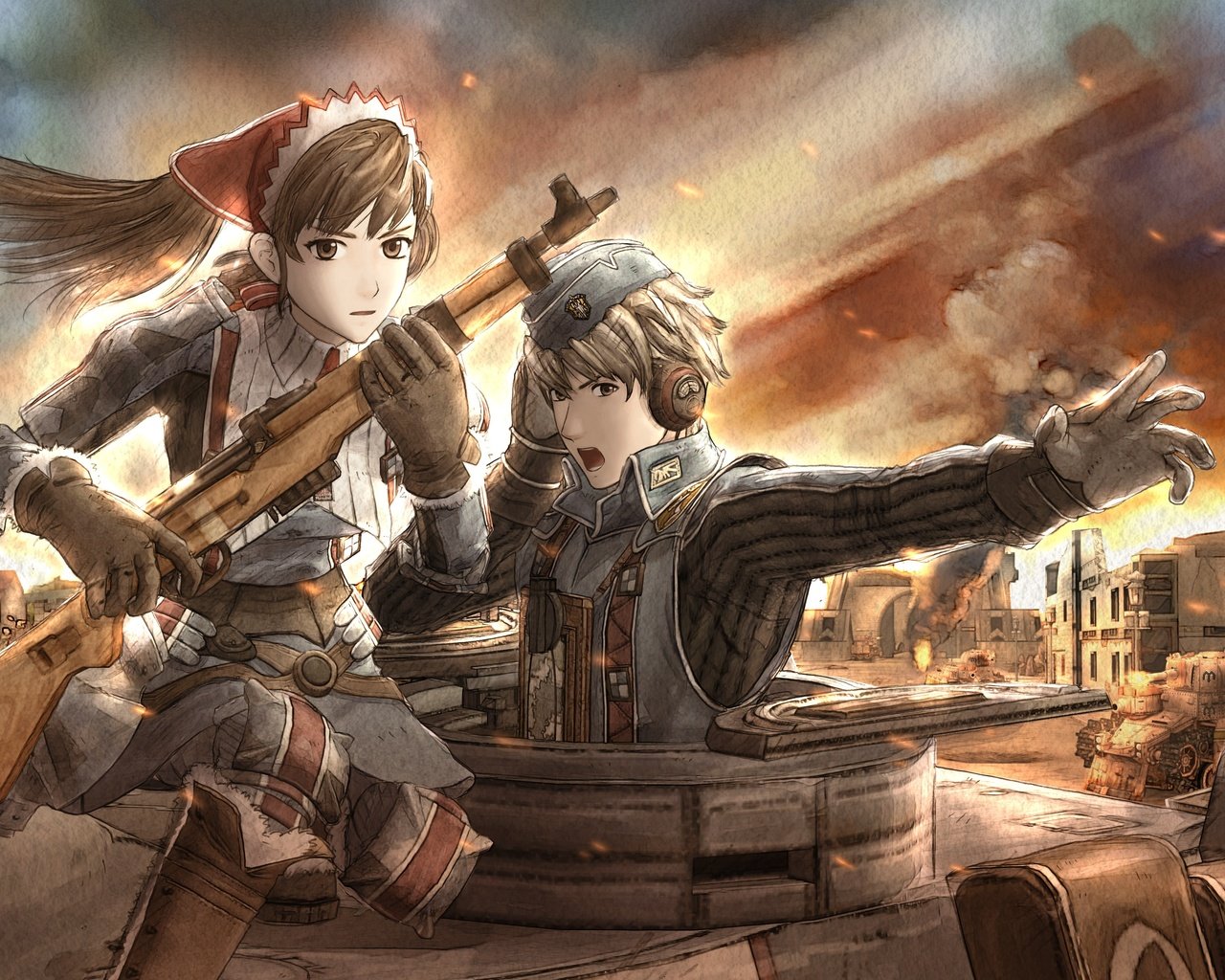 Обои valkyria chronicles, война, солдаты, war, soldiers разрешение 5052x3158 Загрузить