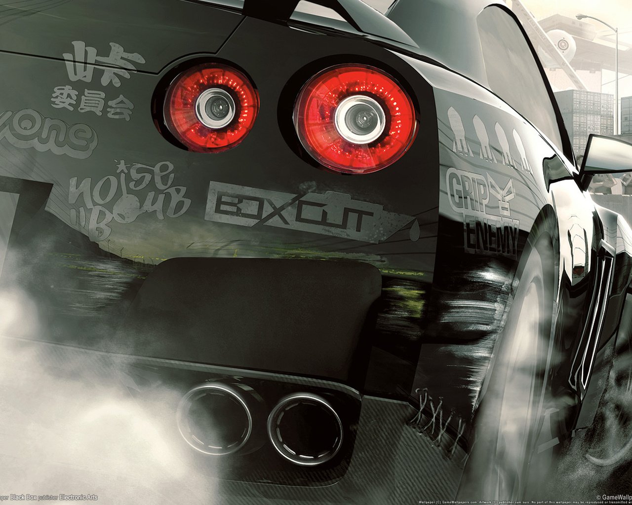 Обои скорость, трасса, prostreet, ниссан, фары, жажда скорости, speed, track, nissan, lights, need for speed разрешение 1920x1200 Загрузить