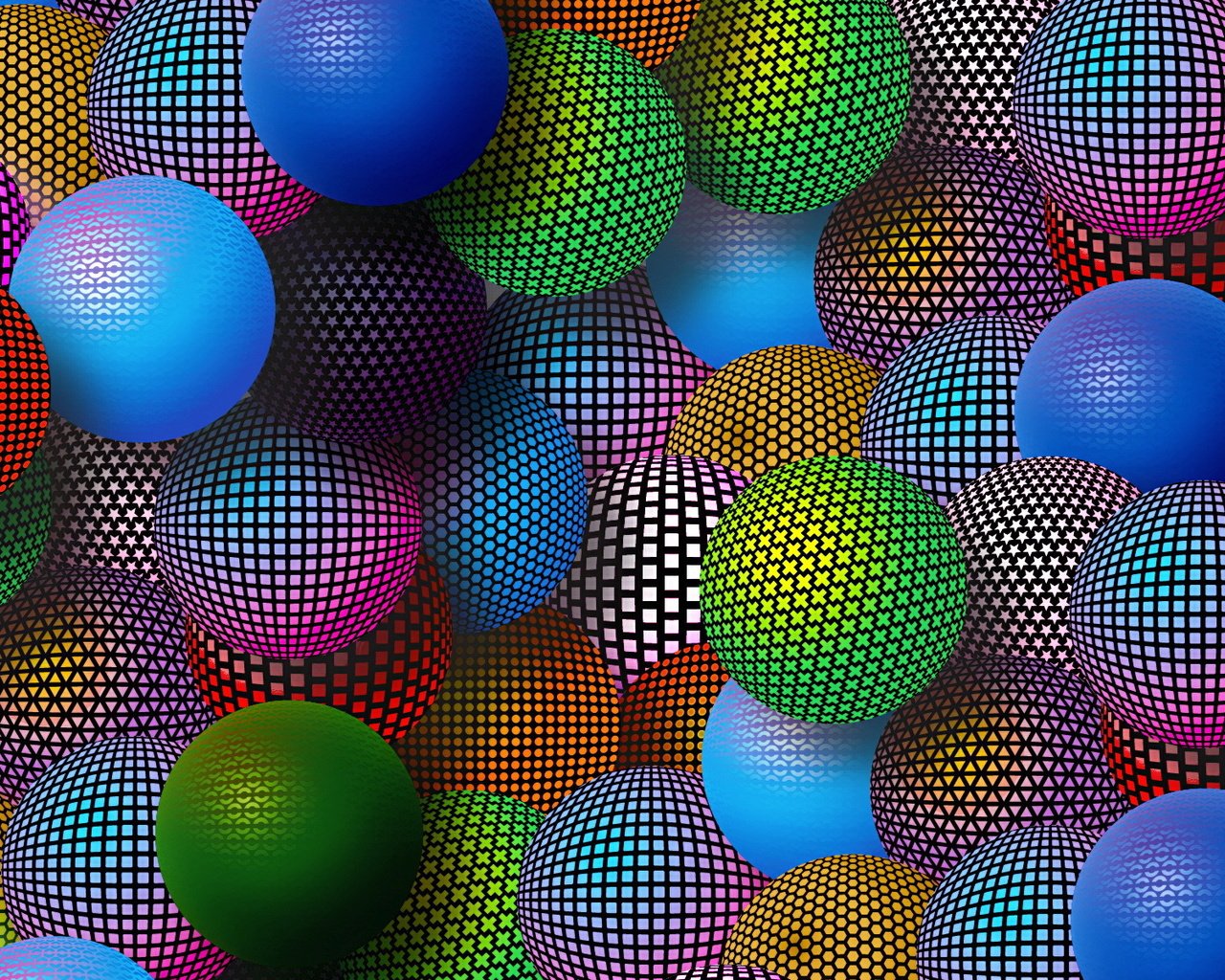 Обои разноцветные, шарики, colorful, balls разрешение 1920x1200 Загрузить