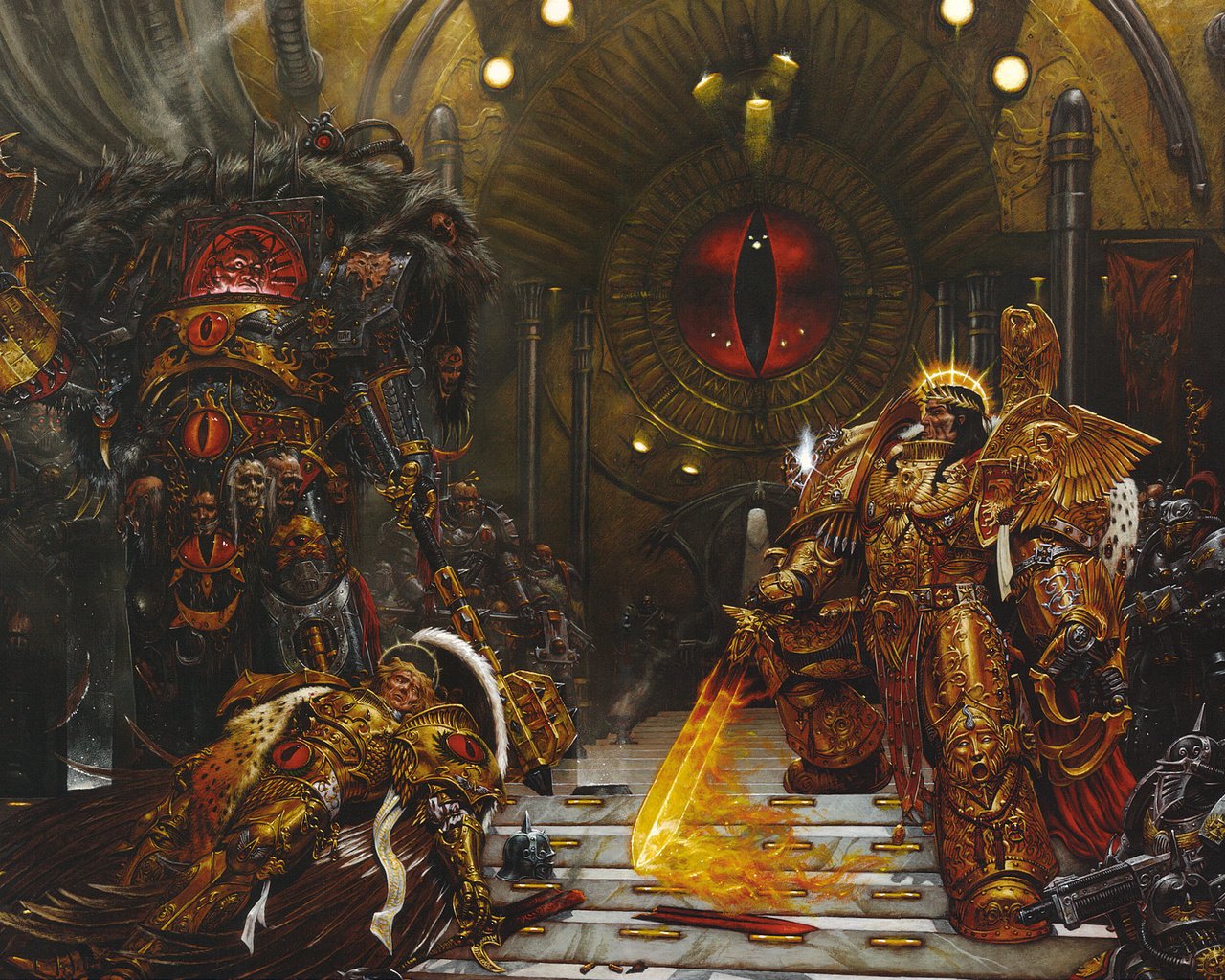 Обои warhammer 40000, ересь хоруса, horus heresy, император, the horus heresy, the emperor разрешение 1999x1464 Загрузить