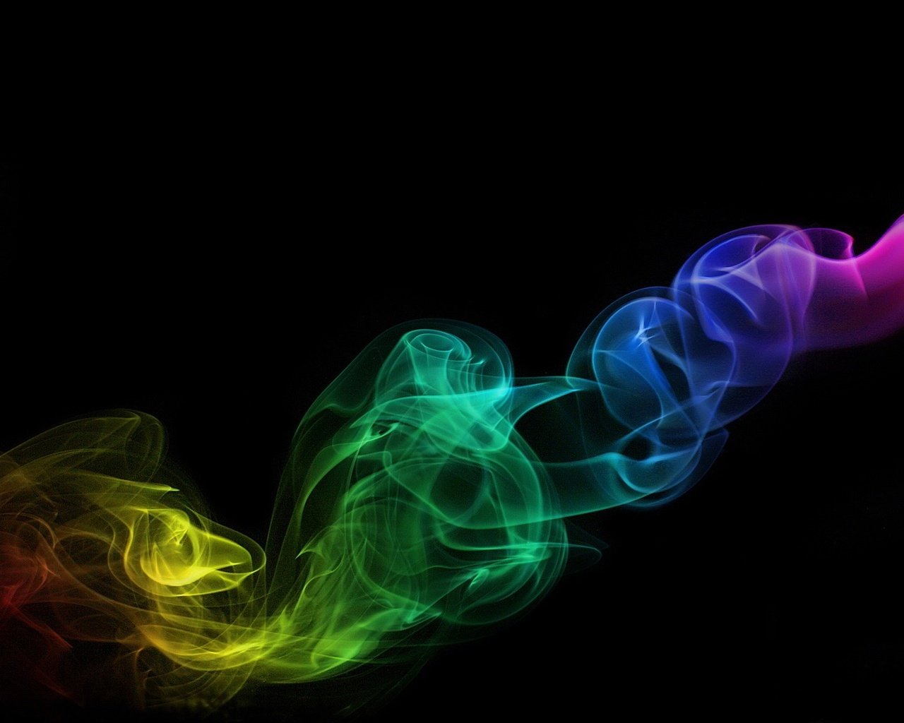 Обои цвет, дым, черный, color, smoke, black разрешение 1920x1200 Загрузить