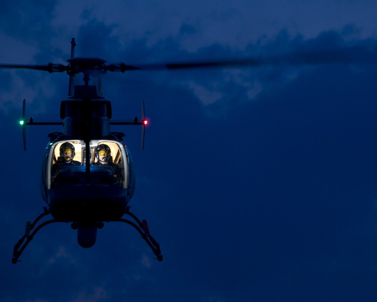 Обои ночь, вертолет, night, helicopter разрешение 2560x1600 Загрузить
