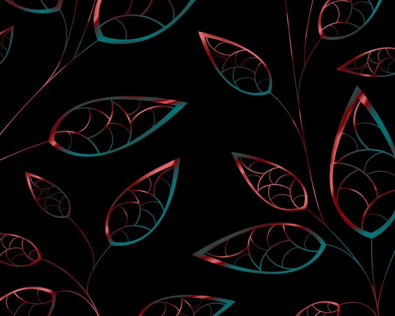 Обои обои, листья, узор, градиент, wallpaper, leaves, pattern, gradient разрешение 2560x1600 Загрузить